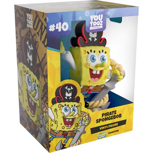 SpongeBob SquarePants Collection : Pirate SpongeBob Vinyl Figure #40 | Youtooz
