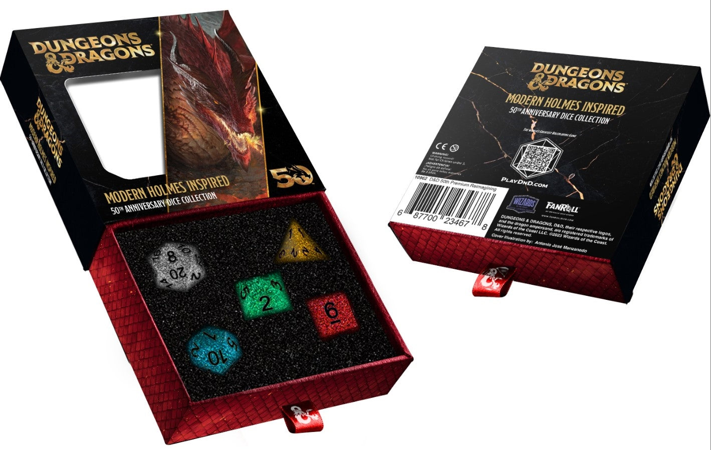 Colección de dados del 50.º aniversario de Dungeons & Dragons