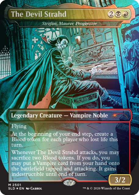 Magic the Gathering: Secret Lair Drop Series - Strahd's Decent - FOIL