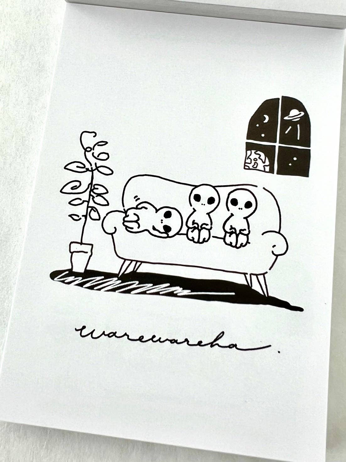 Mini bloc de notas CRUX Relax Aliens-10