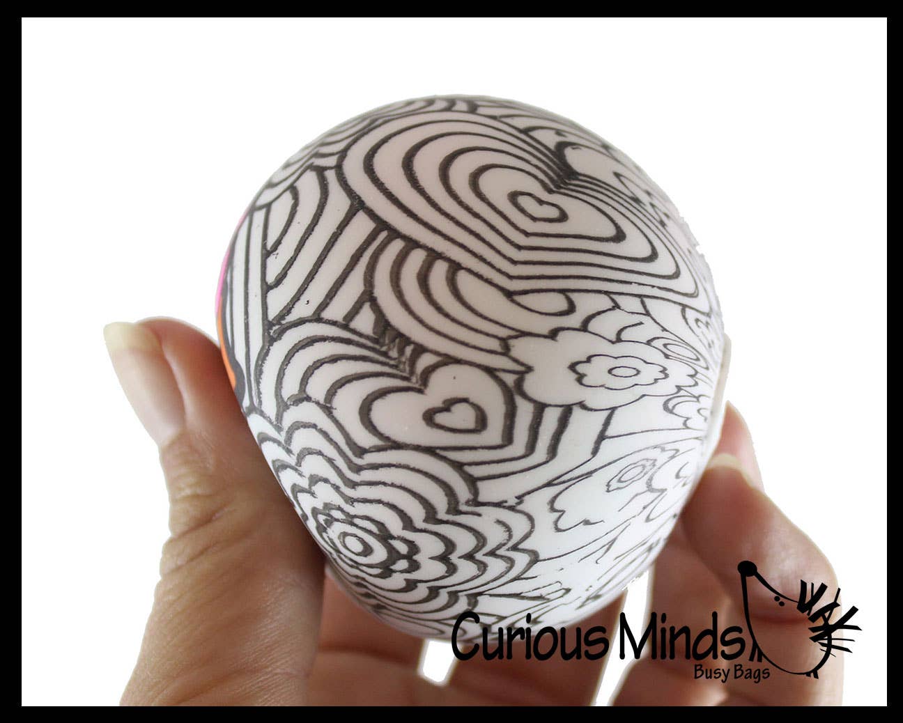 Nee-Doh Press-Doh Blank Black and White Color Changing Soft