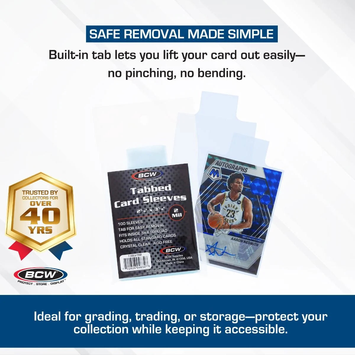 BCW Tabbed Card Sleeves