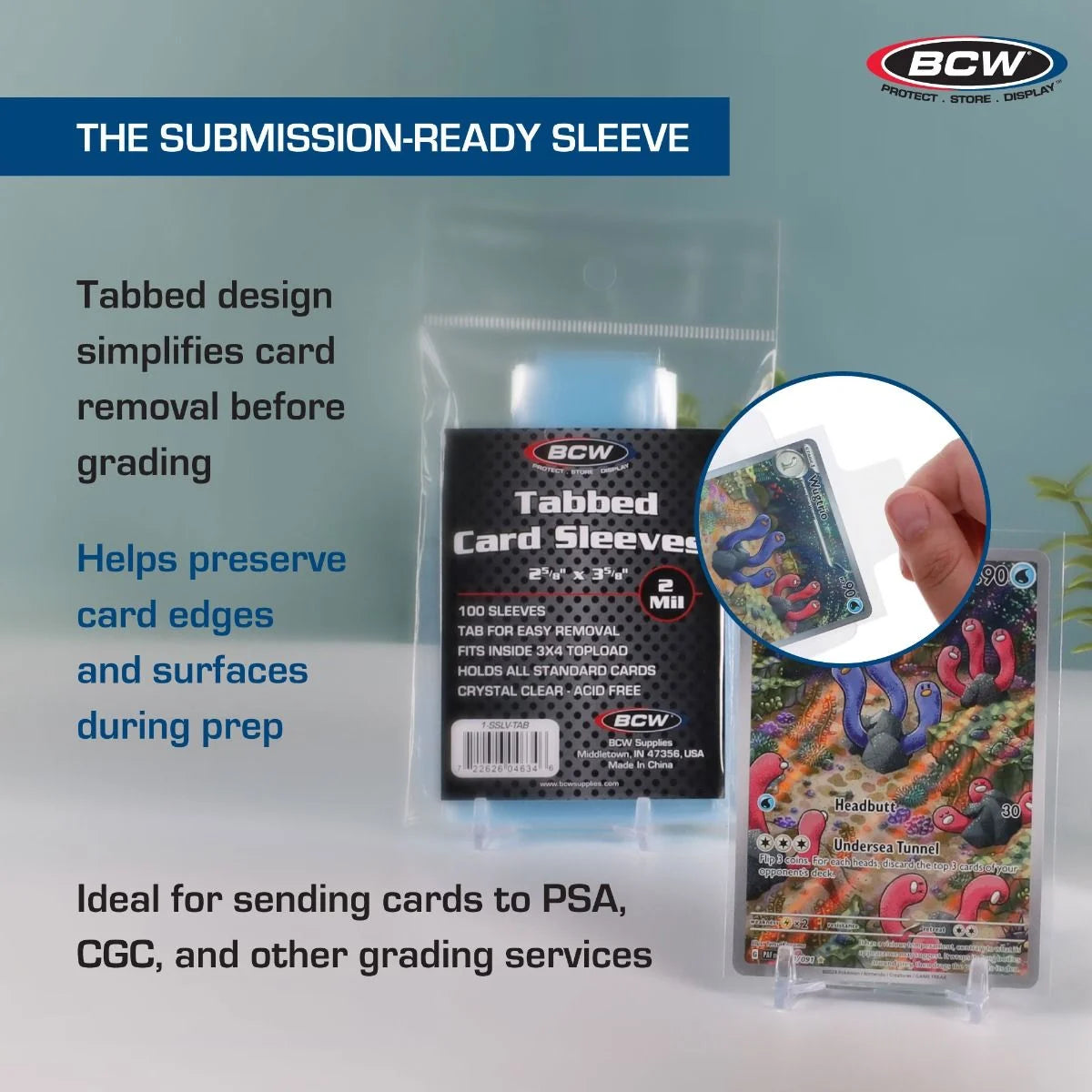 BCW Tabbed Card Sleeves