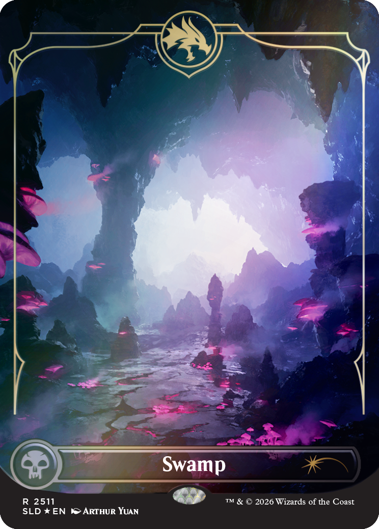 Magic the Gathering: Secret Lair Drop Series - Lands of the Forgotten Realms - FOIL
