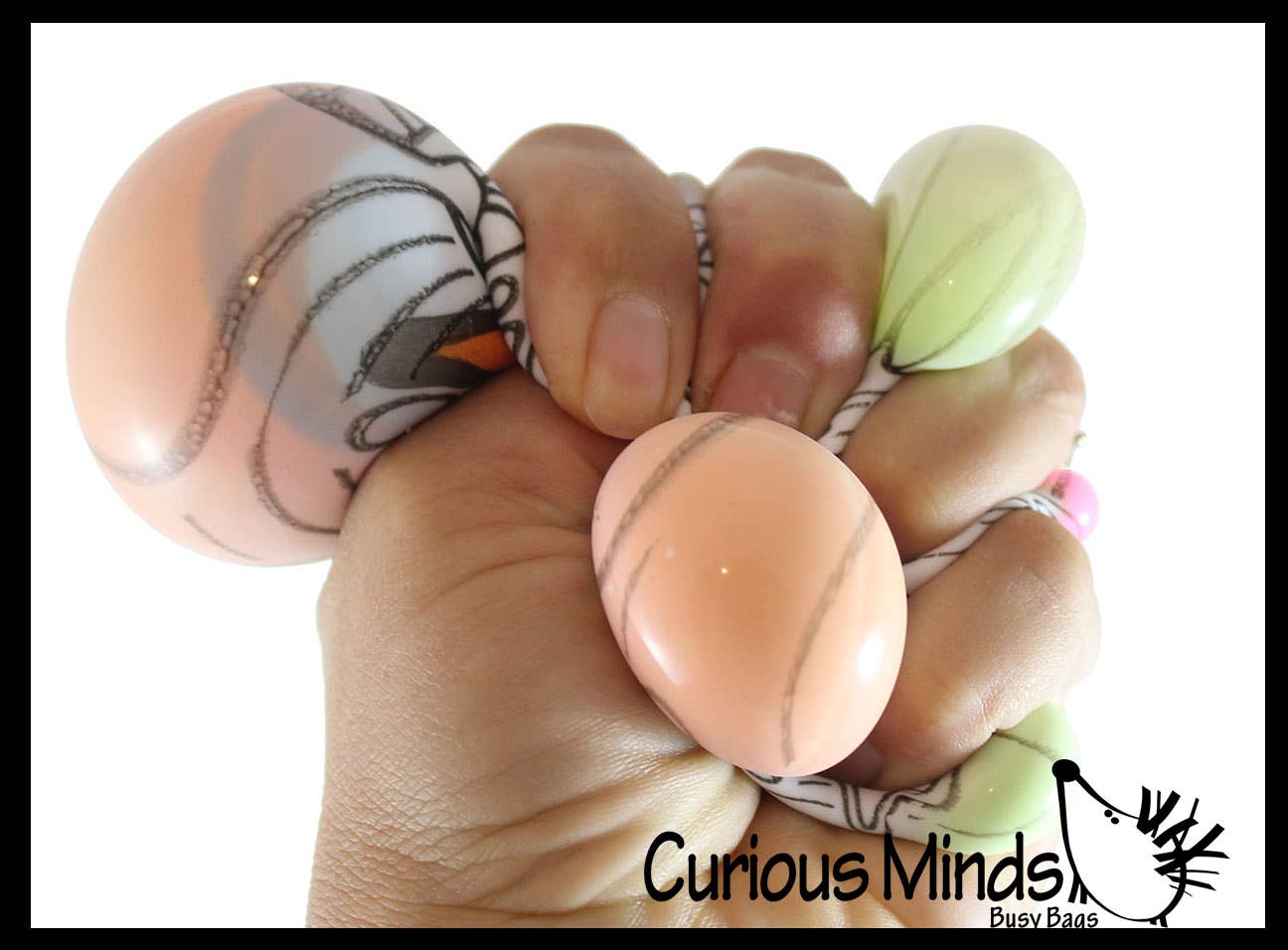 Nee-Doh Press-Doh Blank Black and White Color Changing Soft