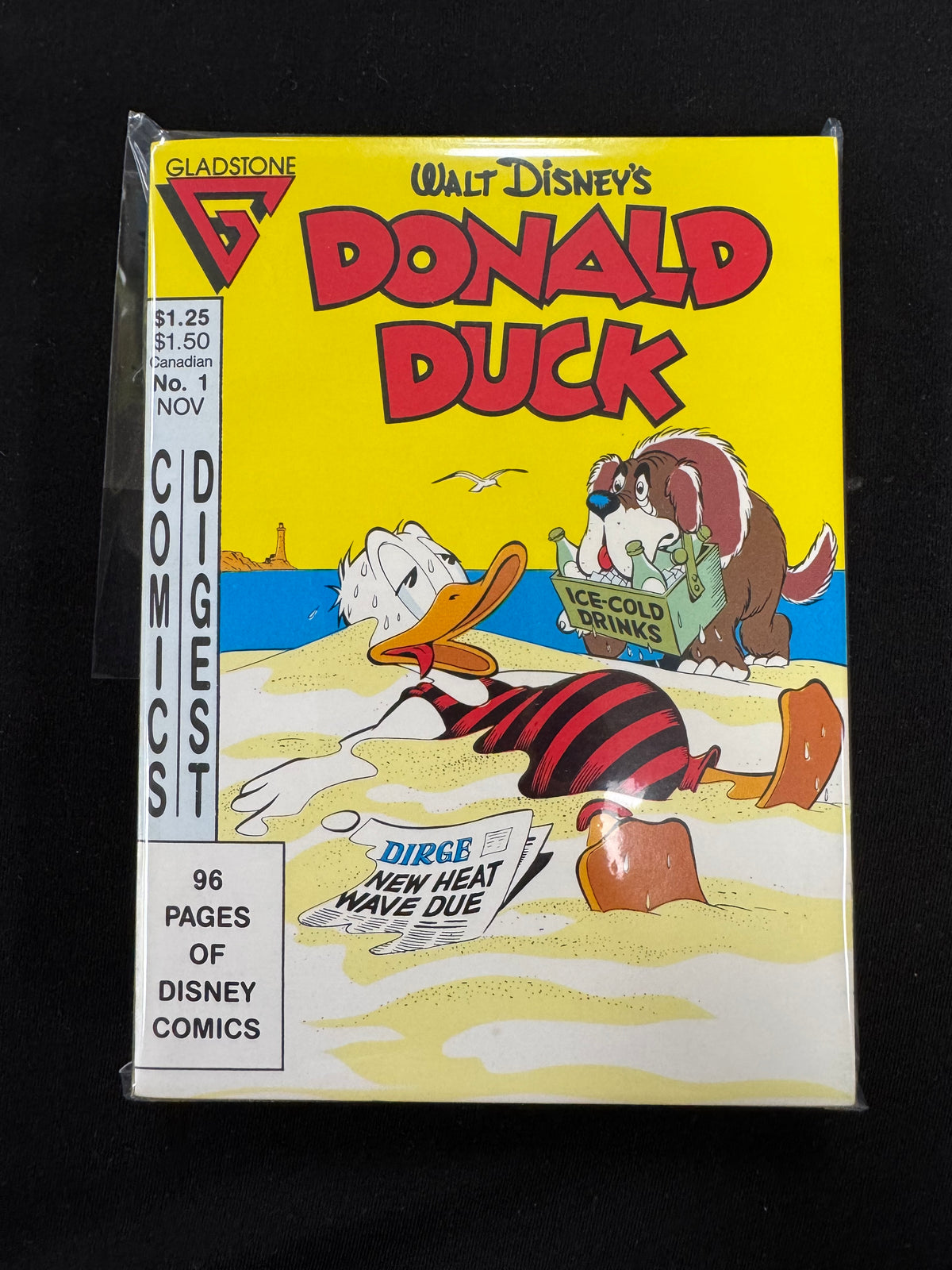 Walt Disney's Donald Duck Comics Digest #1–5 Complete Set – Gladstone Publishing (1986–1987)