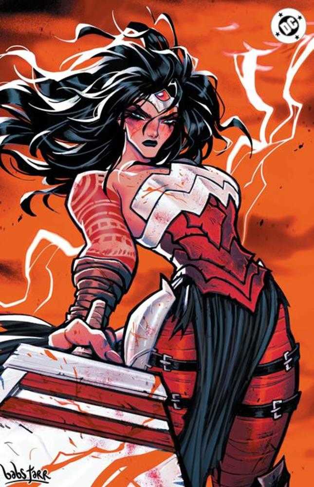 Absolute Wonder Woman #25, portada F, variante de Babs Tarr en cartulina fosforescente
