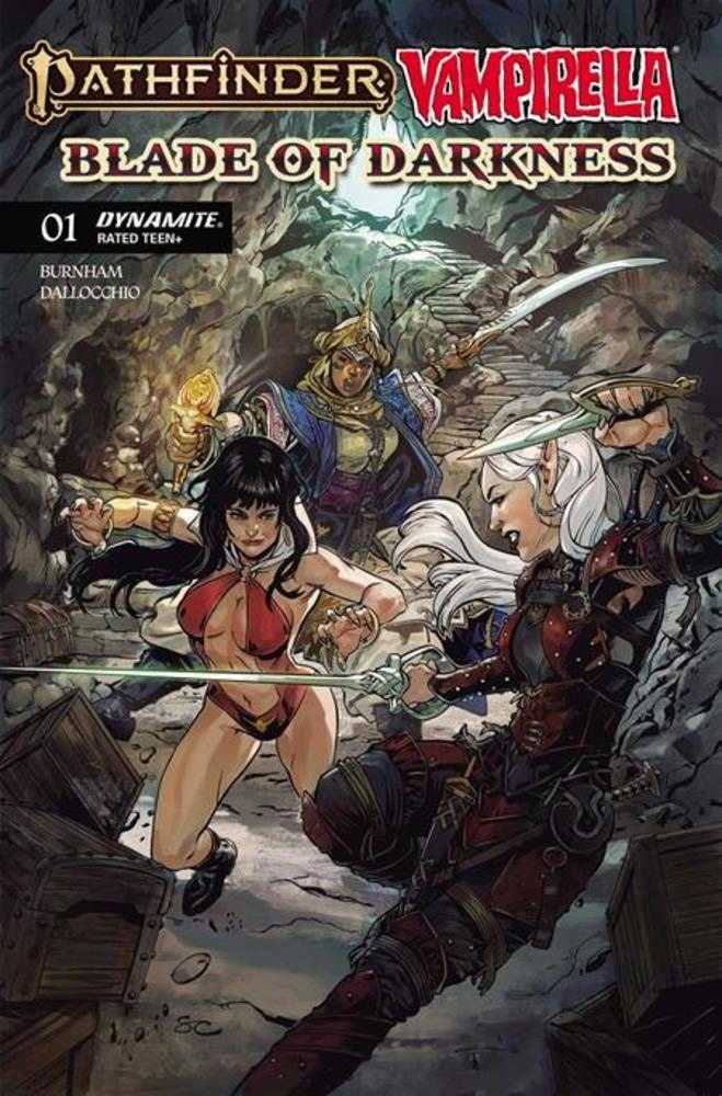 Pathfinder Vampirella Hoja de la Oscuridad n.º 1, portada A, Steven Cummings