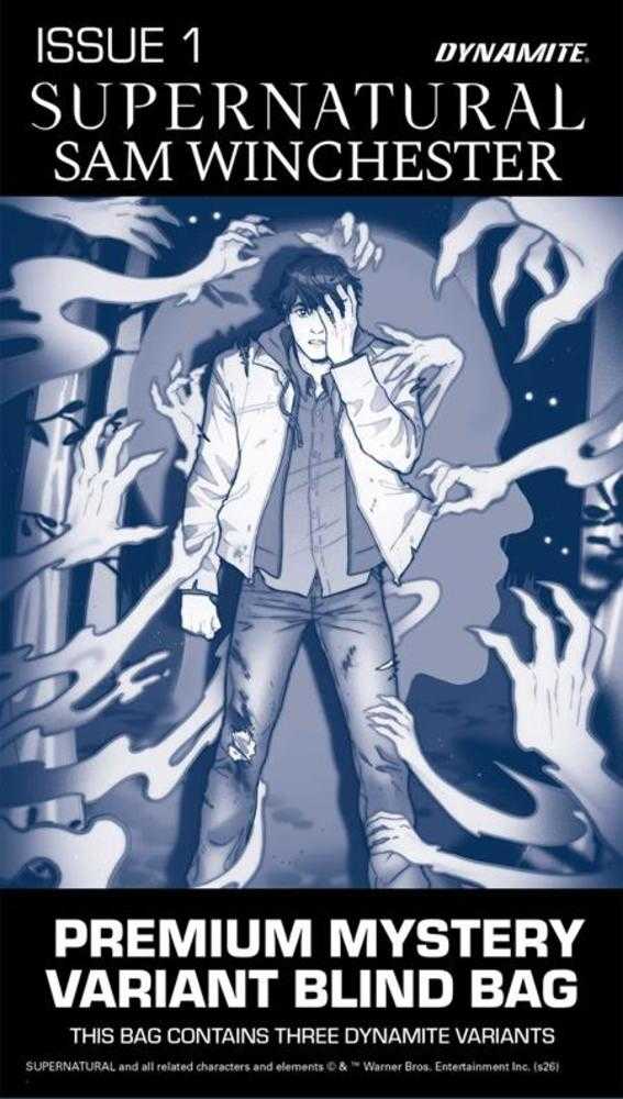 Supernatural Sam Winchester #1 Variante de portada H Premium Bolsa misteriosa sin ver