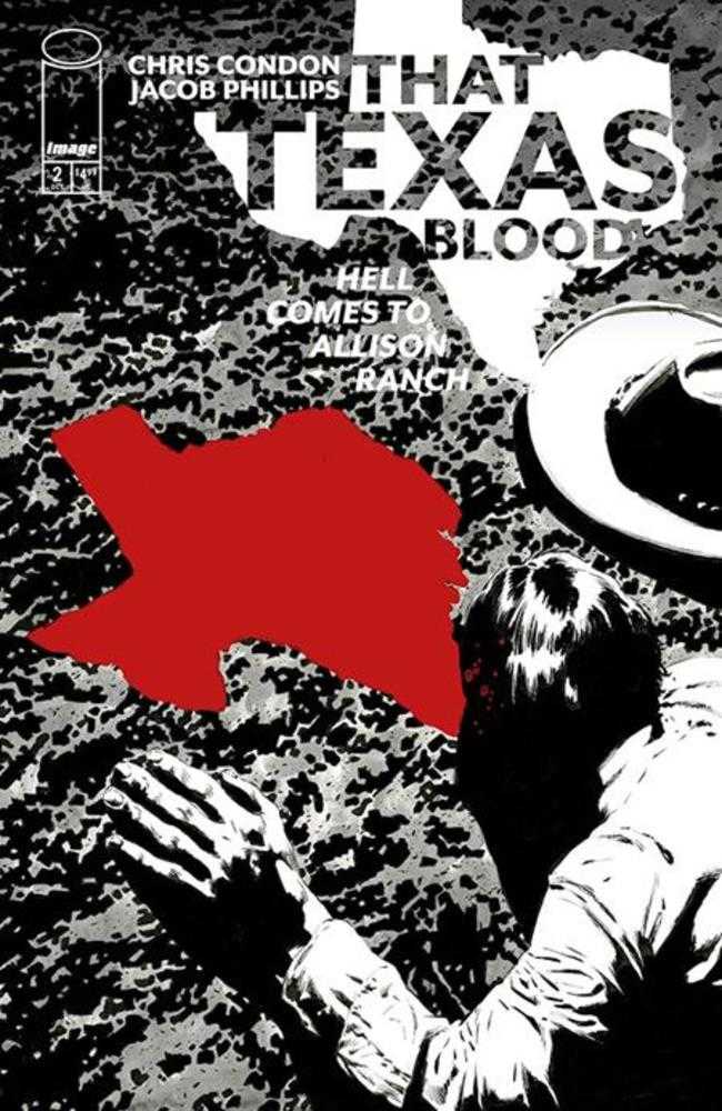 That Texas Blood Hell Comes To Allison Ranch #2 (De 6) Variante de portada B de Mike Perkins (Adultos)