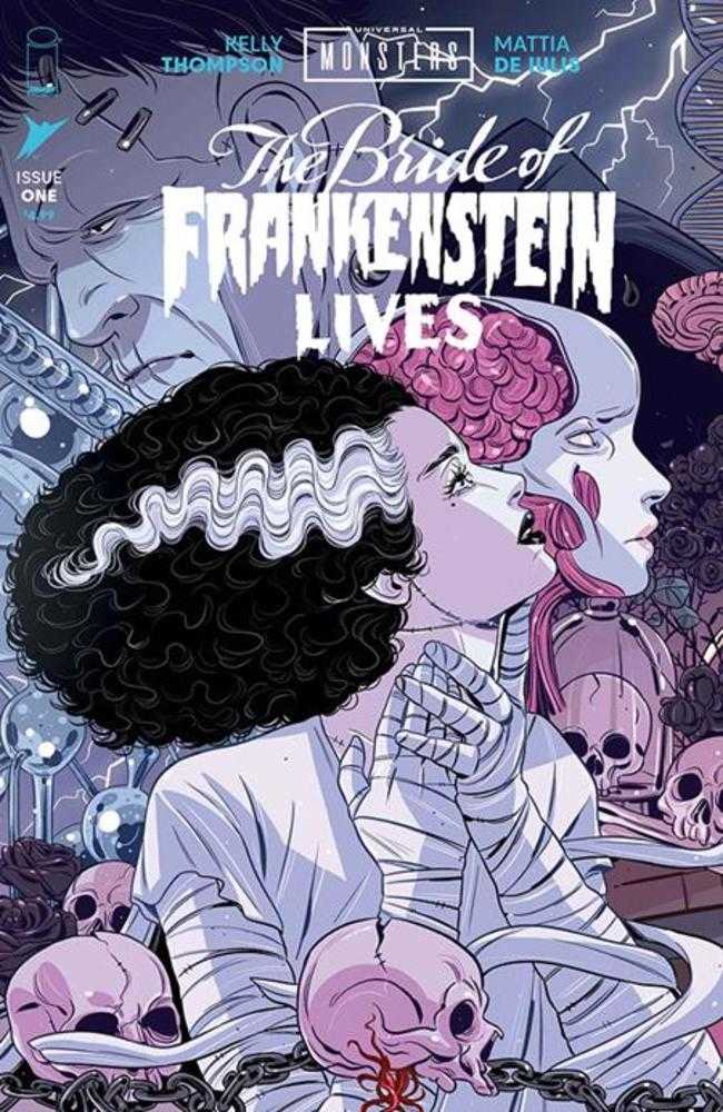 Monstruos Universales La Novia De Frankenstein Vive #1 (De 4) Portada D Variante Conectada Luana Vecchio