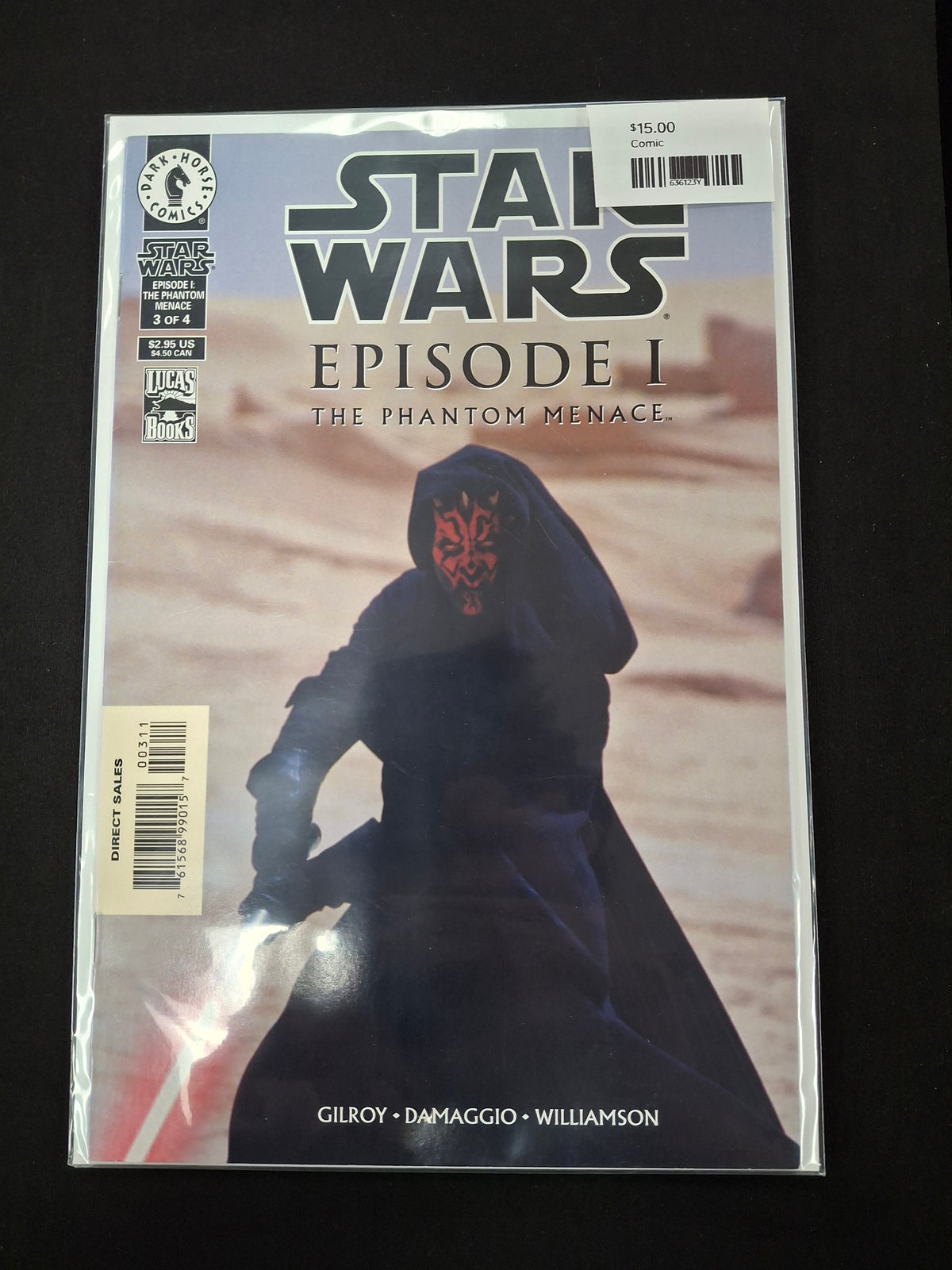 Star Wars: Episode I - The Phantom Menace #3 of 4 (1999) – Dark Horse Comics – 9.0–9.2