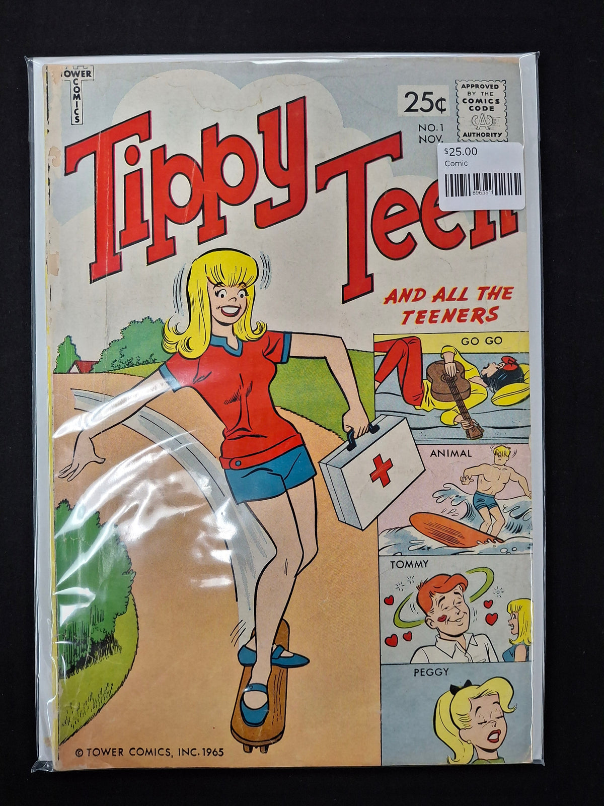 Tippy Teen and All the Teeners No. 1 (November 1965) – Tower Comics