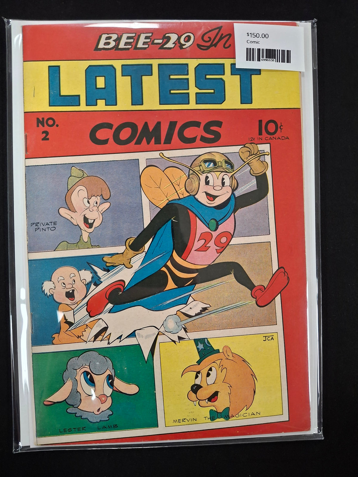 Bee-29 in Latest Comics No. 2 (1945) – Golden Age Humor – 6.5 FN+