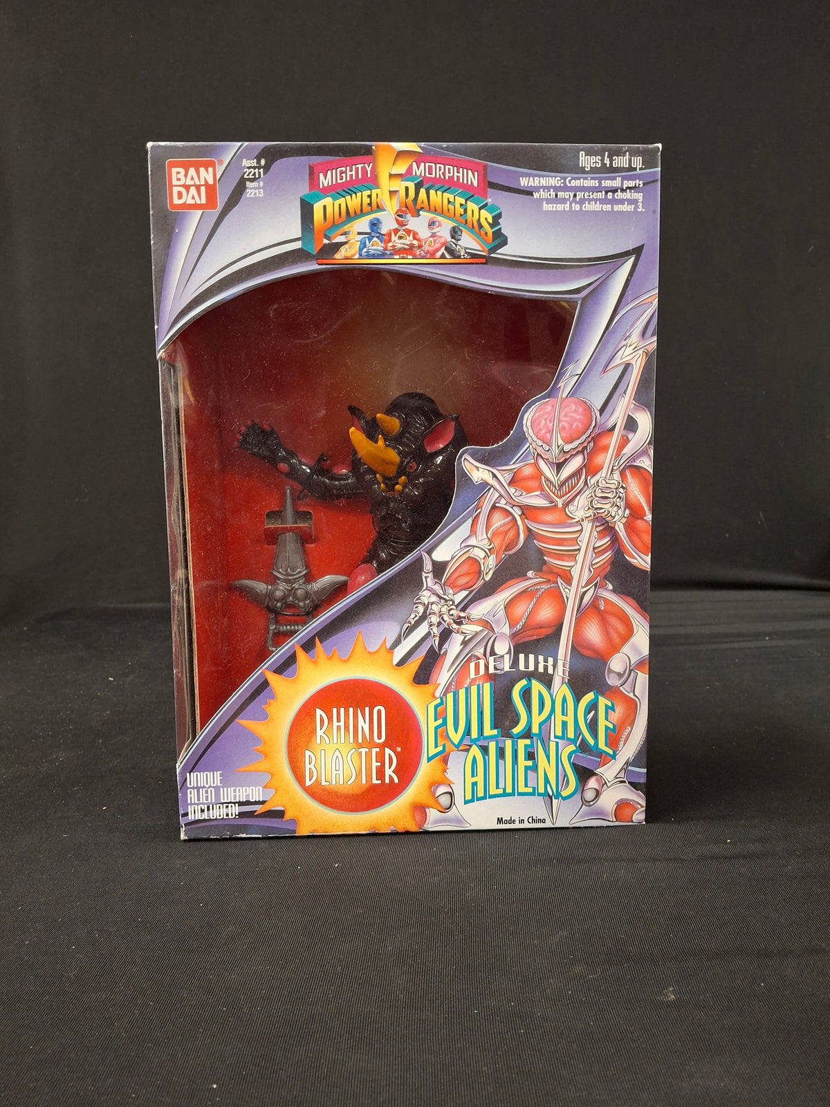 Mighty Morphin Power Rangers: Deluxe Evil Space Aliens - Rhino Blaster (1994)