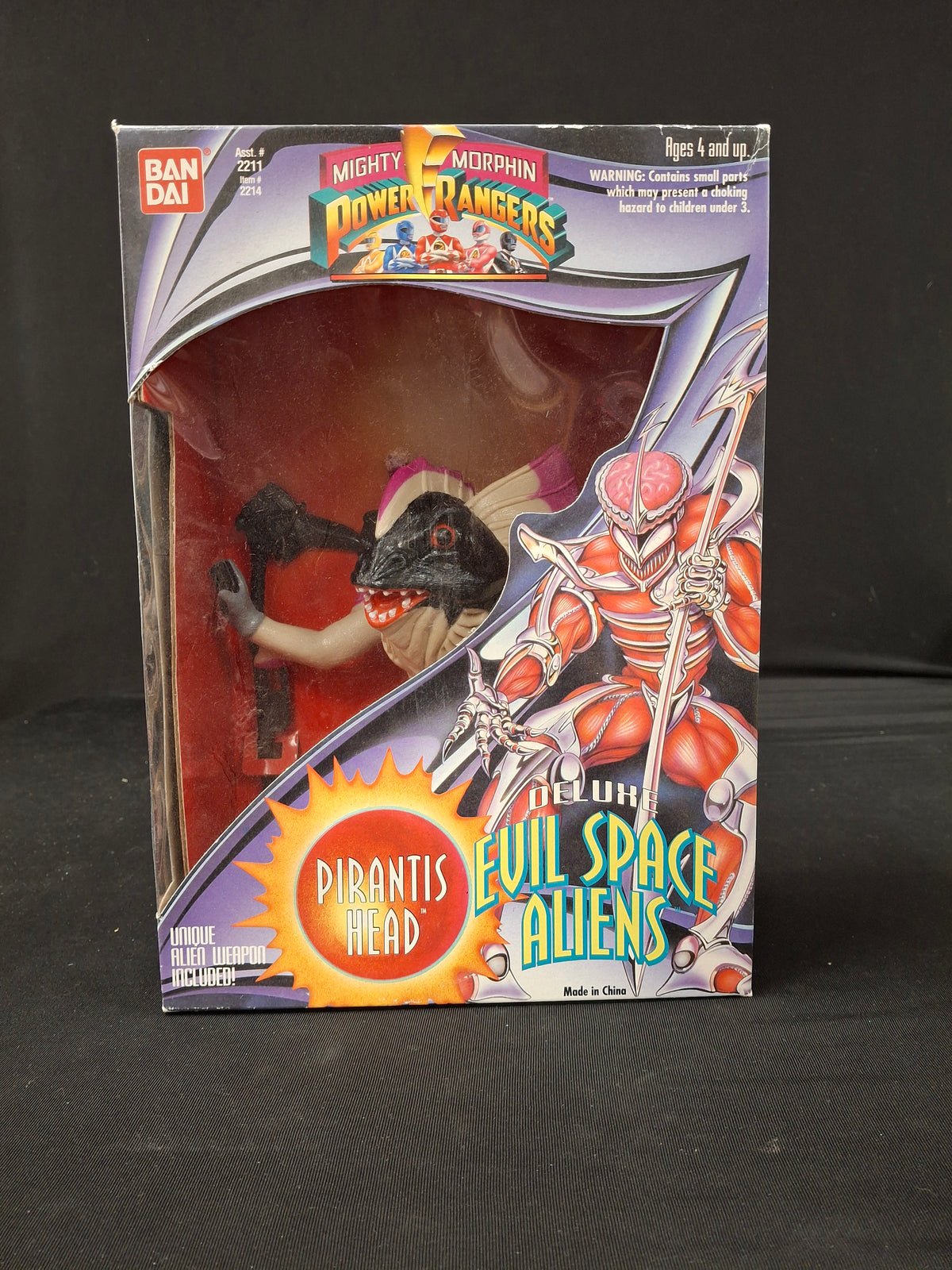 Mighty Morphin Power Rangers: Deluxe Evil Space Aliens - Pirantis Head (1994)
