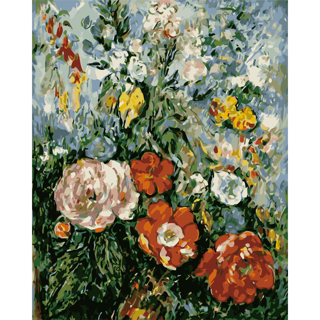 Bouquet of flowers, by Paul Cezanne - 2025 Decor Paint by Numbers