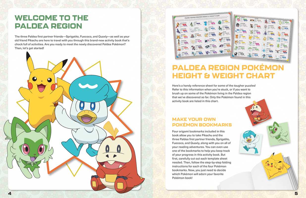 Pokémon The Official Activity Book of the Paldea Region by Sonia Sander