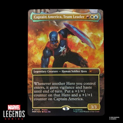 Marvel Super Heroes | Magic the Gathering: Marvel Legends Series - Captain America (Avengers: Twilight) | Hasbro