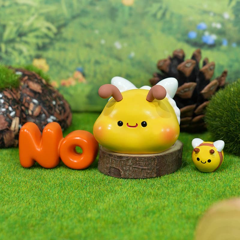 Caja ciega de 6 figuras de abejas