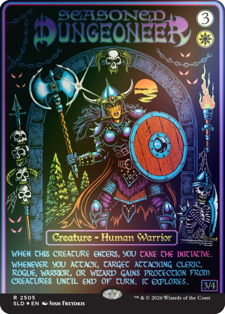 Magic the Gathering: Secret Lair Drop Series - Black Lights & Dark Dungeons - FOIL