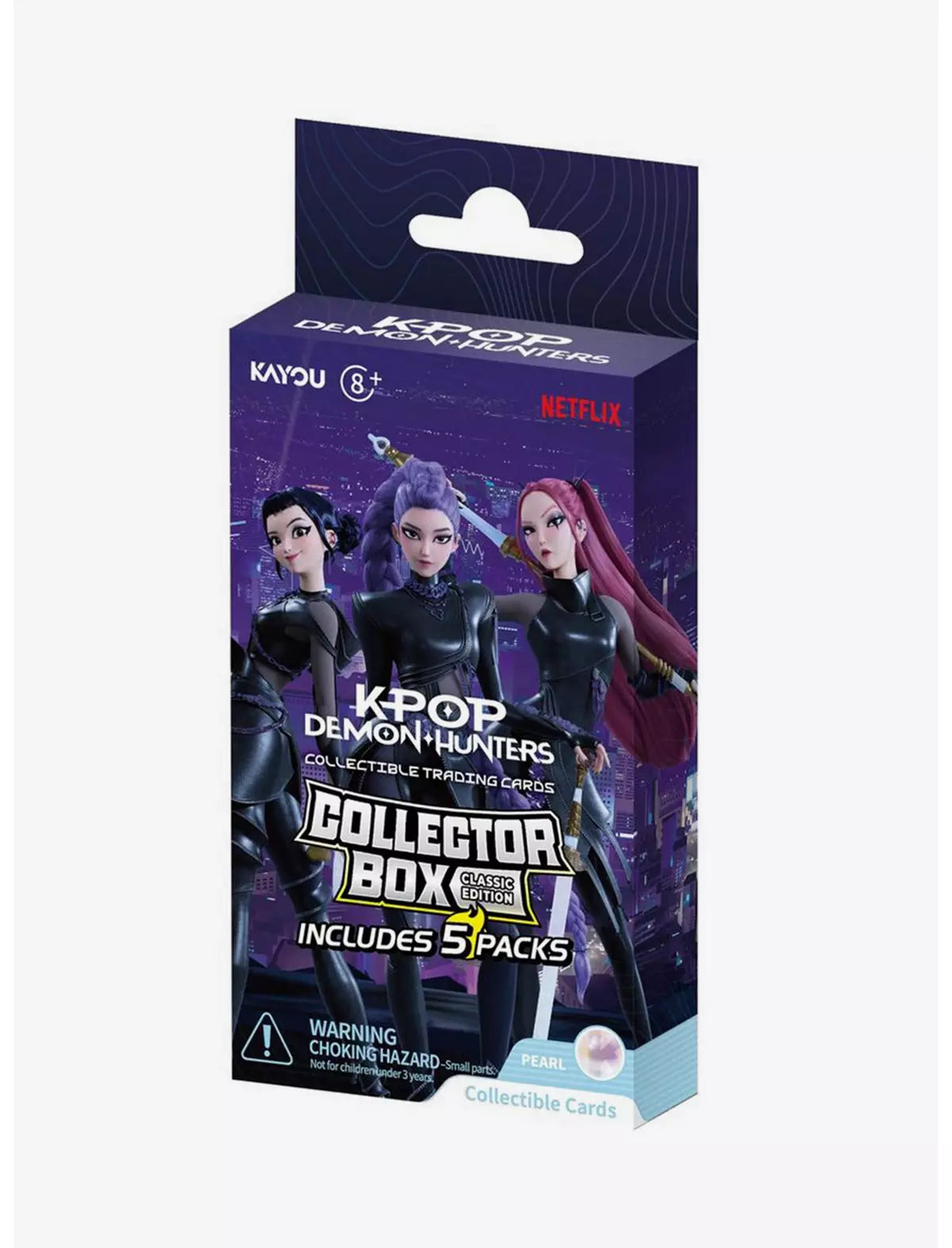 KPop Demon Hunters Collectible Trading Cards - Collector Box Pearl - 5 Pack