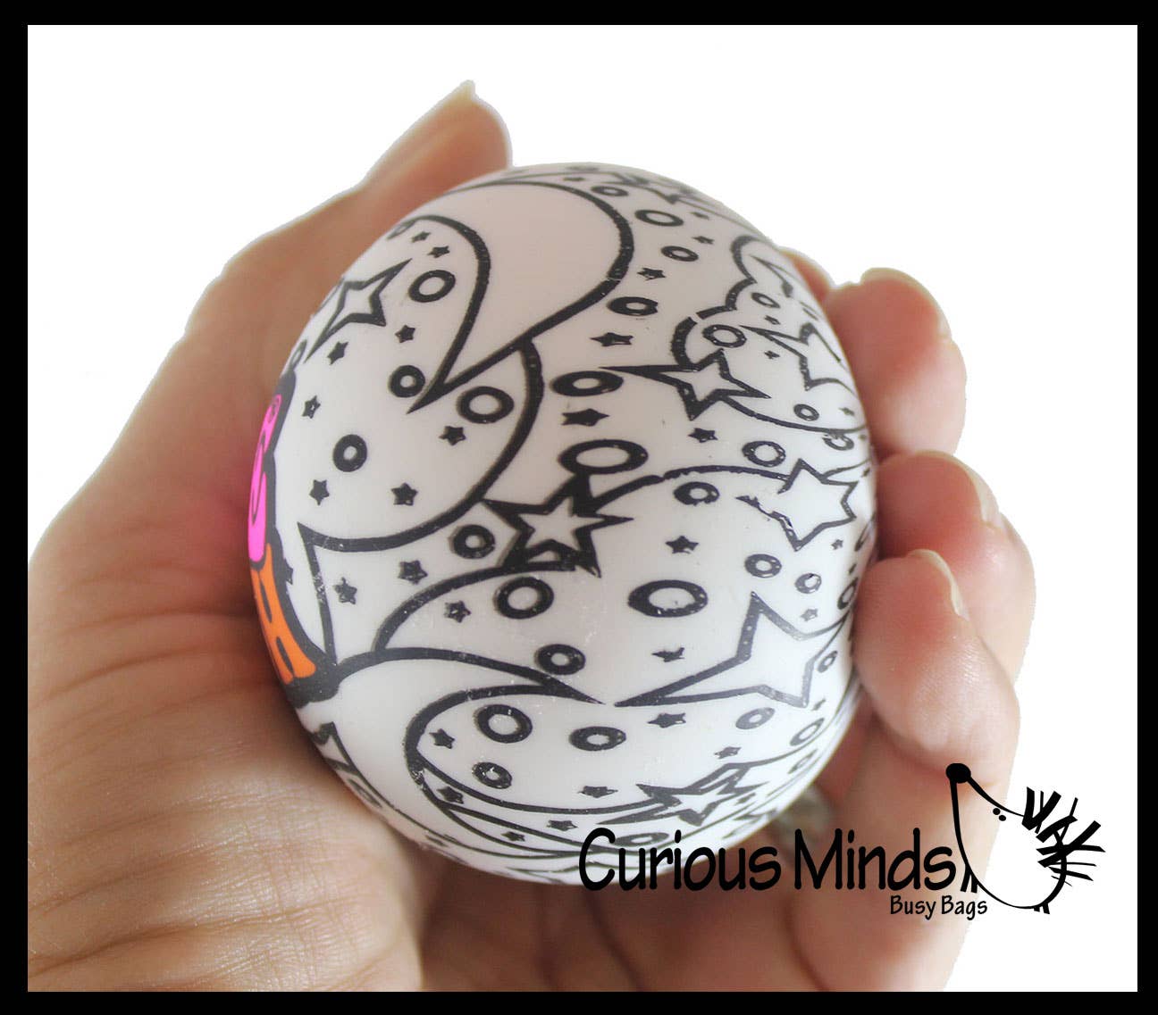 Nee-Doh Press-Doh Blank Black and White Color Changing Soft