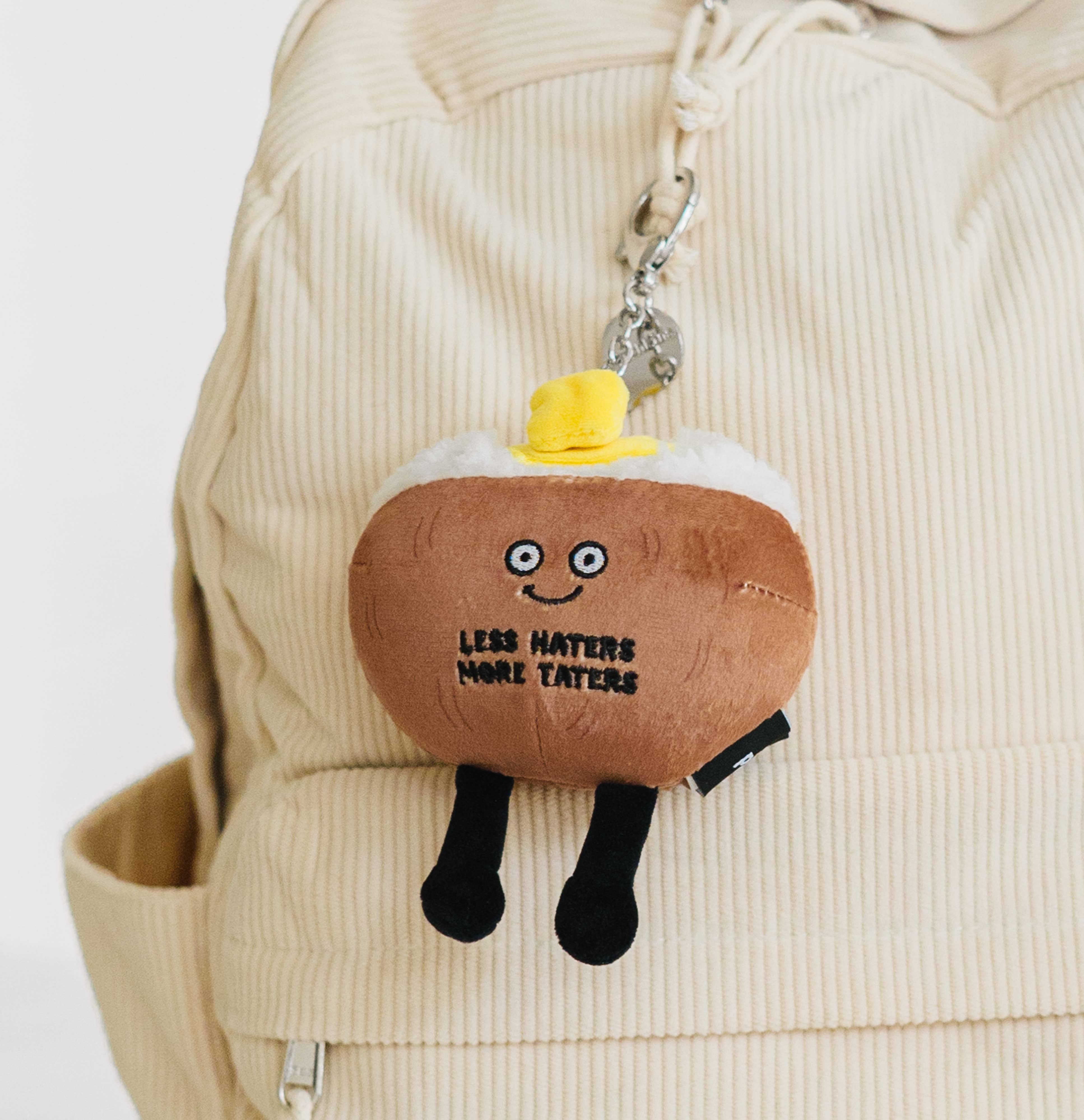 Potato Cute Haters Bag Charm Plush Soft Toy Funny Gift