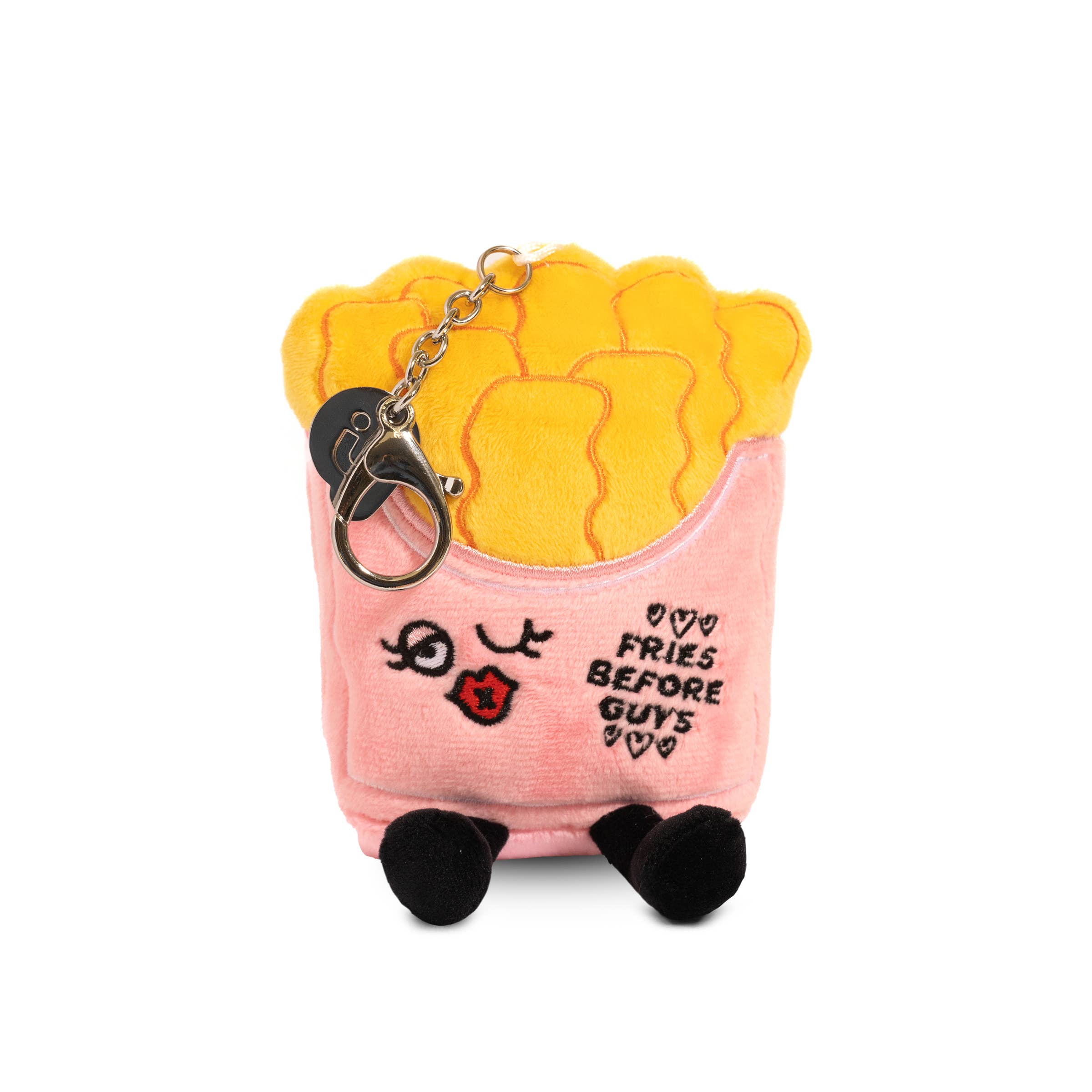 Plush Fries Bag Charm Soft Cuddly Toy Funny Cute Gift