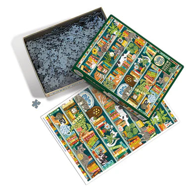 Puzzle: The Purrfect Bookshelf (1000 pcs.)