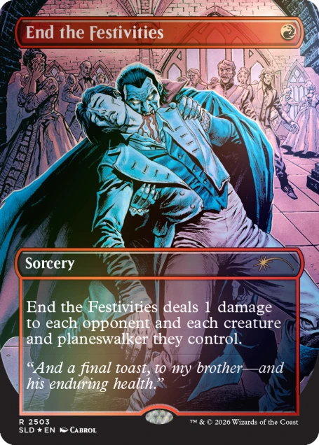 Magic the Gathering: Secret Lair Drop Series - Strahd's Decent - FOIL