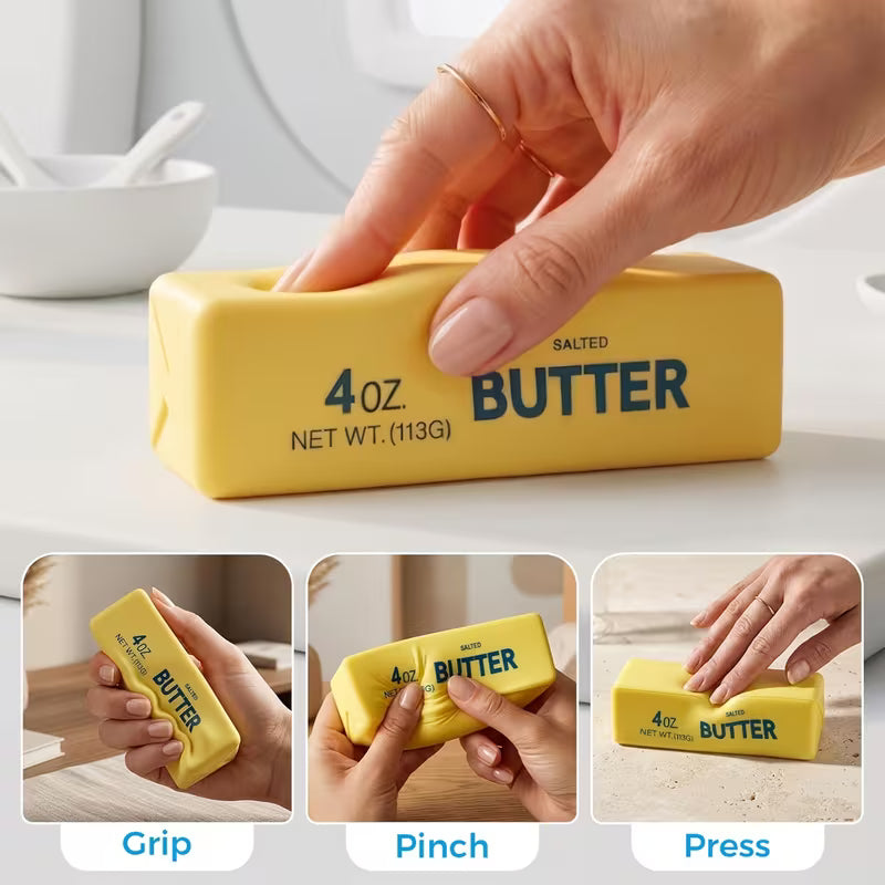 Slow Rise Foam Fidget: Butter 4oz.