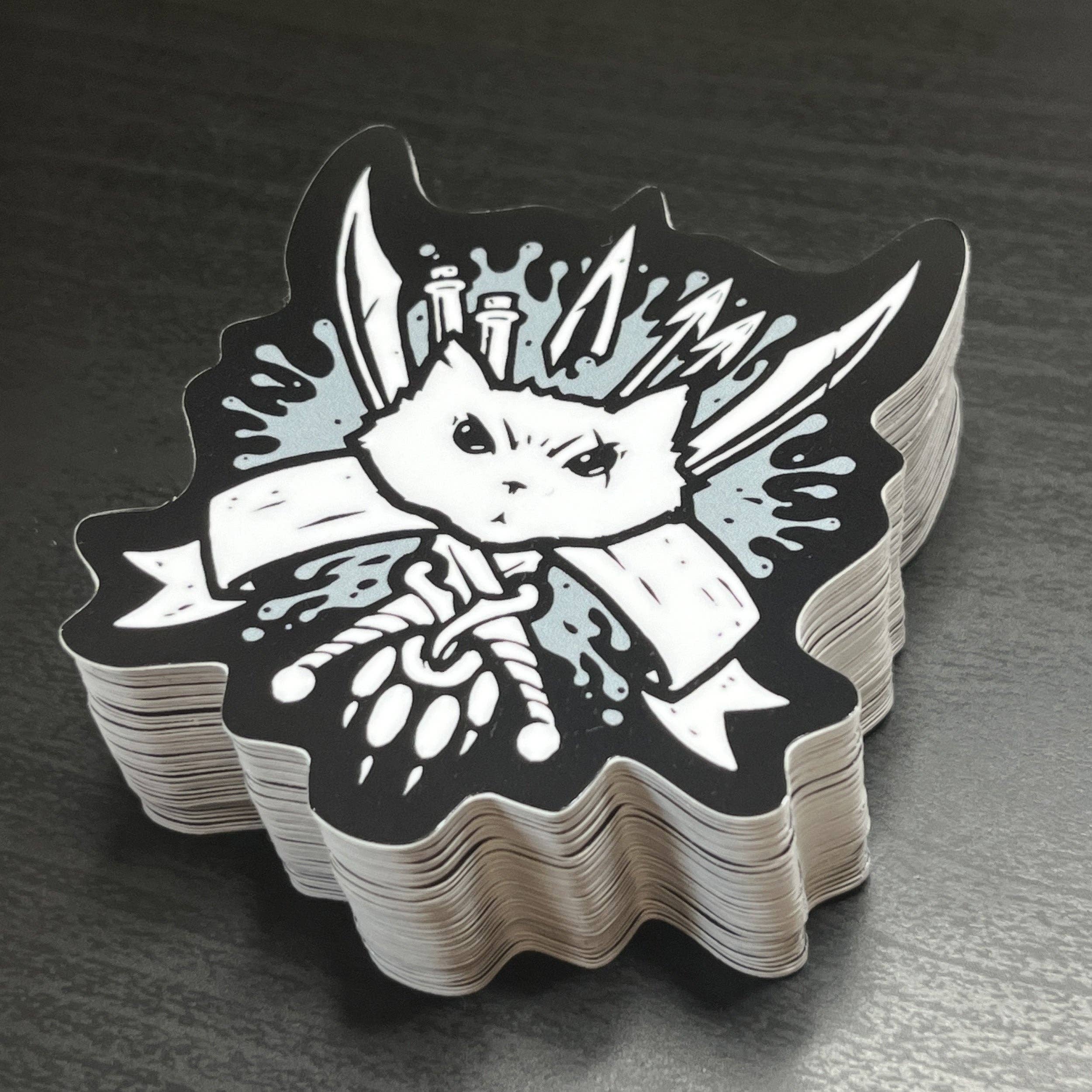 Pegatinas de cazador de sangre - 3 pulgadas