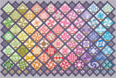 Puzzle: Four Square Quilt Blocks (2000 pcs.)