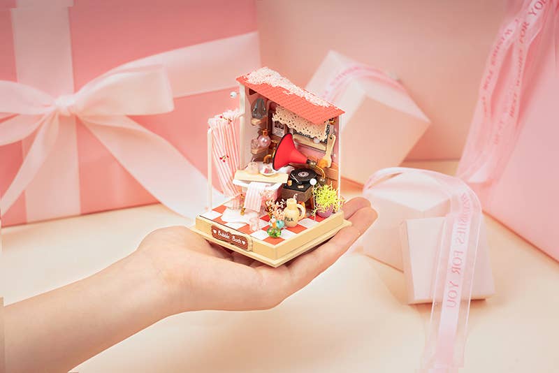 Robotime Rolife 3D DIY House Kits Kitchen Model DS018 Gift