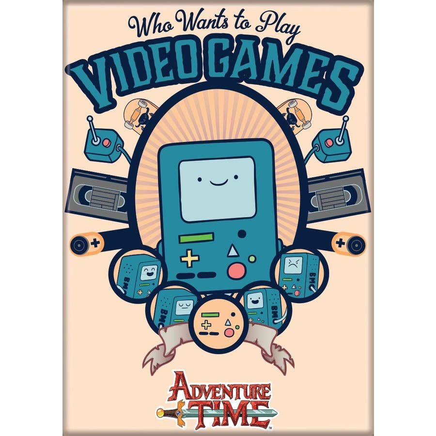 Adventure Time BMO Video Games Magnet