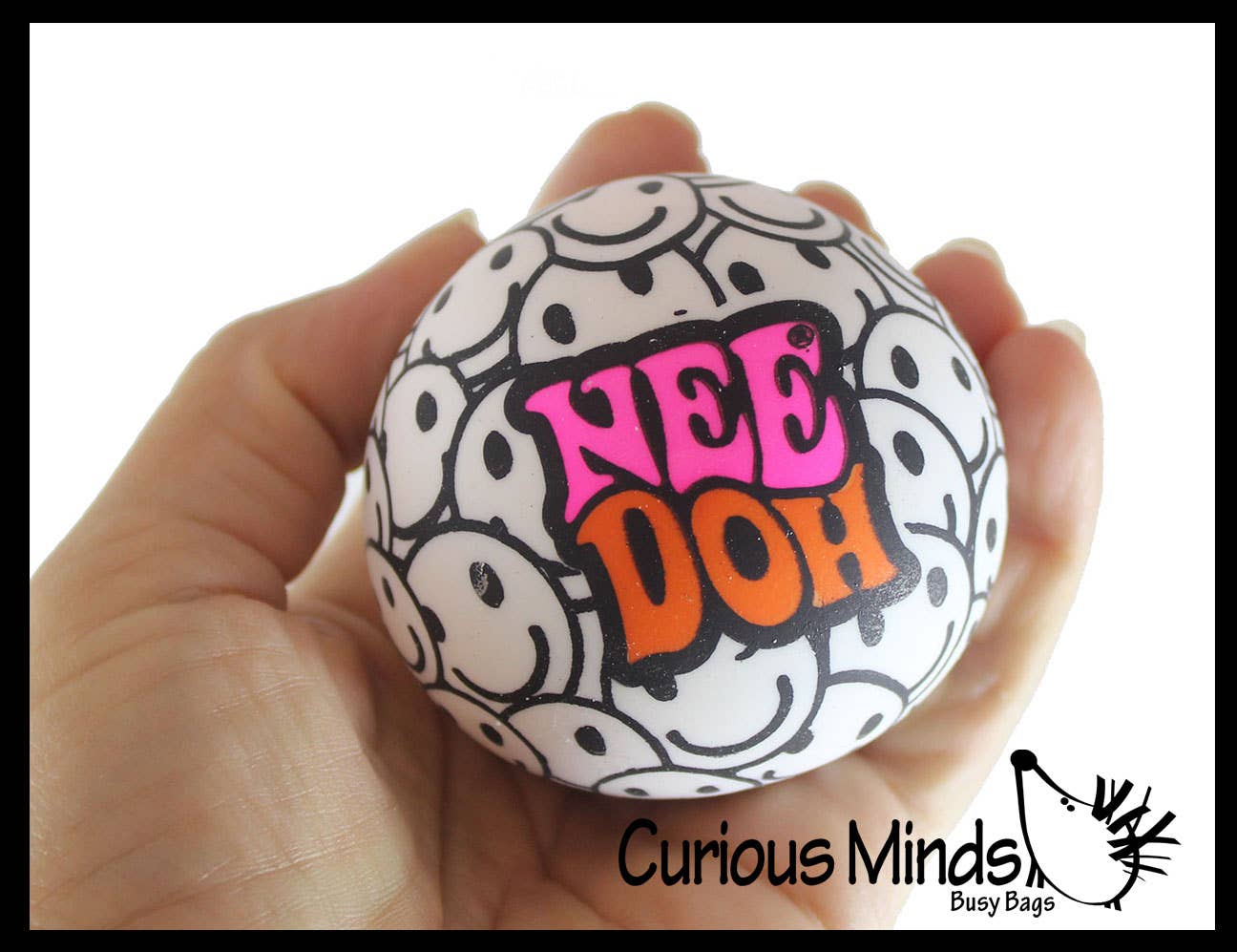 Nee-Doh Press-Doh Blank Black and White Color Changing Soft
