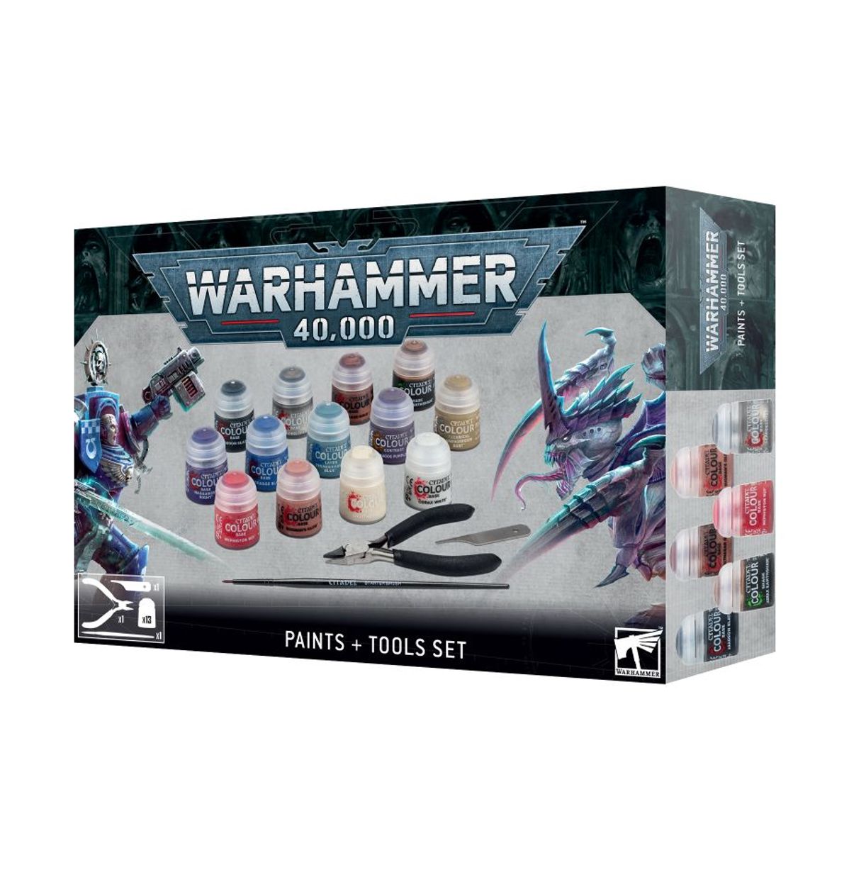 Warhammer 40K: Pinturas + Set de herramientas