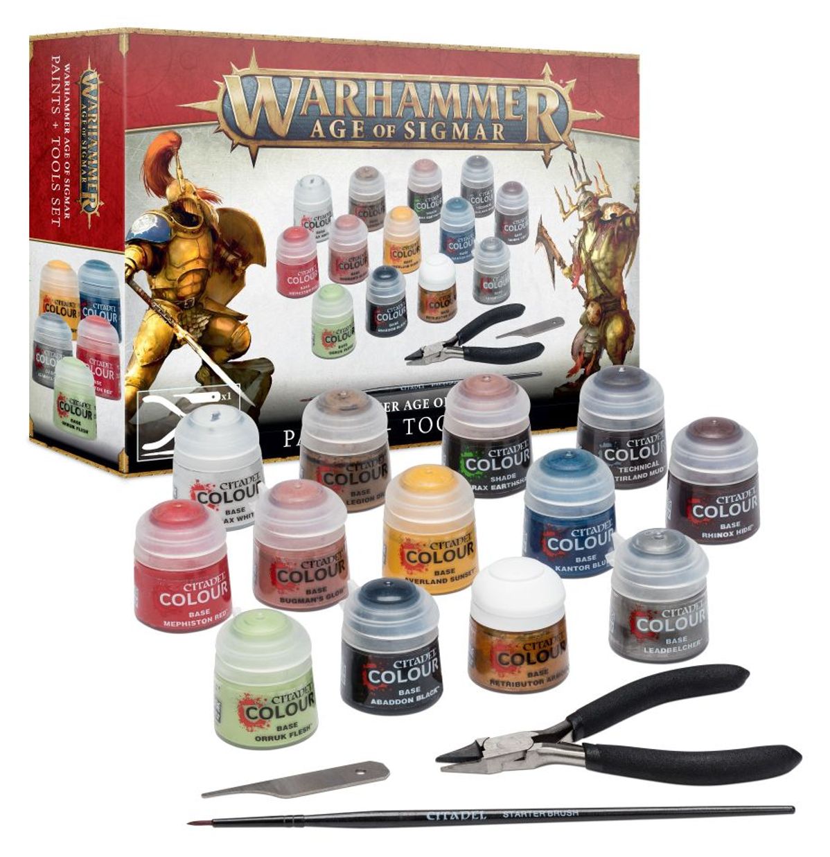 Warhammer Age of Sigmar: Pinturas + Set de herramientas