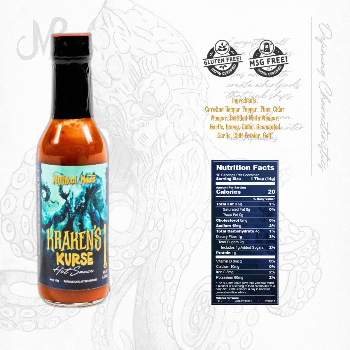Mythical Meats® Hot Sauces - Case of 6