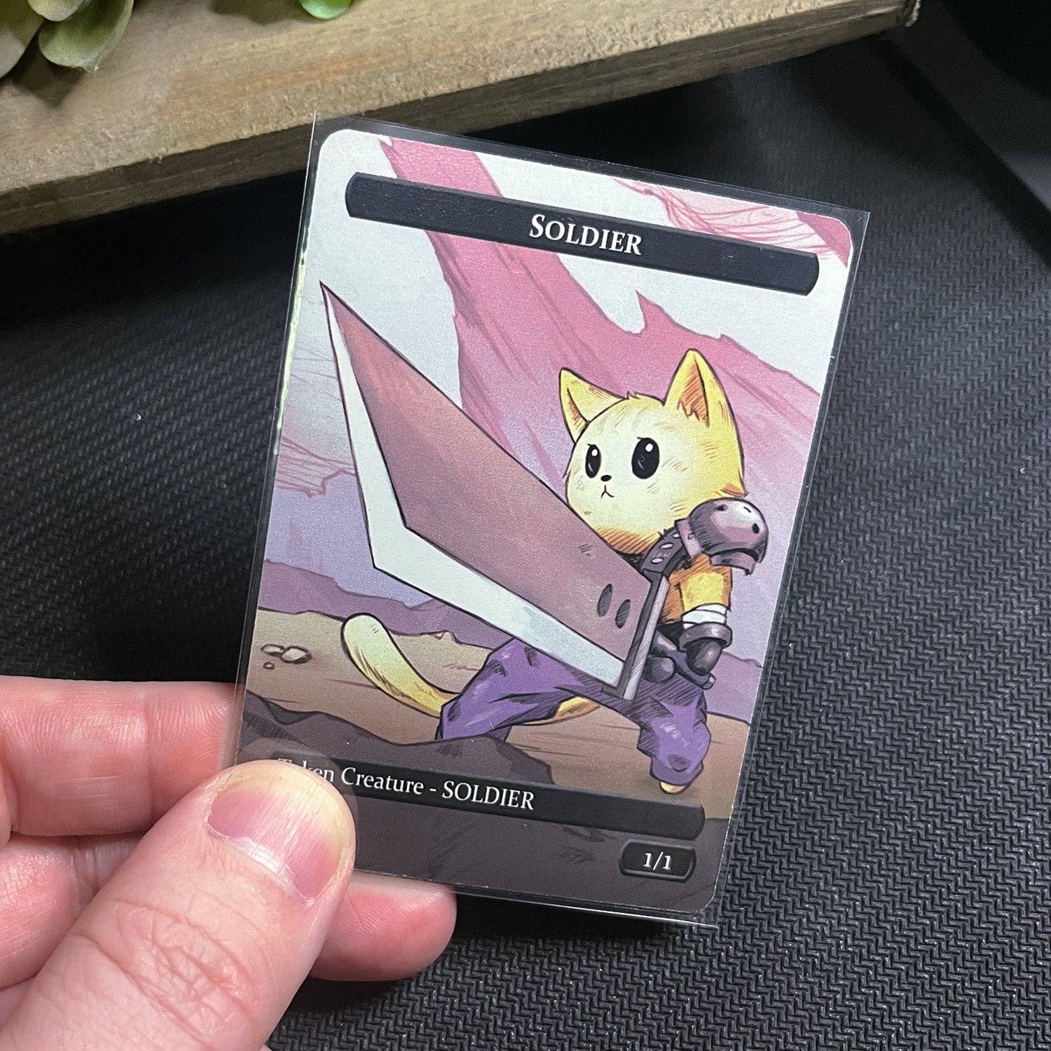 Set de fichas de SOLDADO y tesoro de Caverns & Calicos Mana Cats