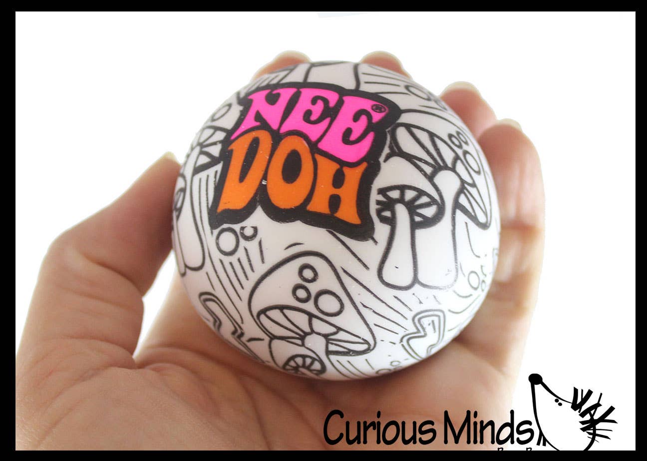Nee-Doh Press-Doh Blank Black and White Color Changing Soft
