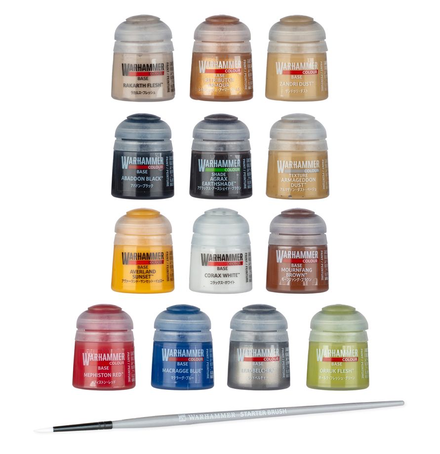 Warhammer 40K: Paints + Tool Set