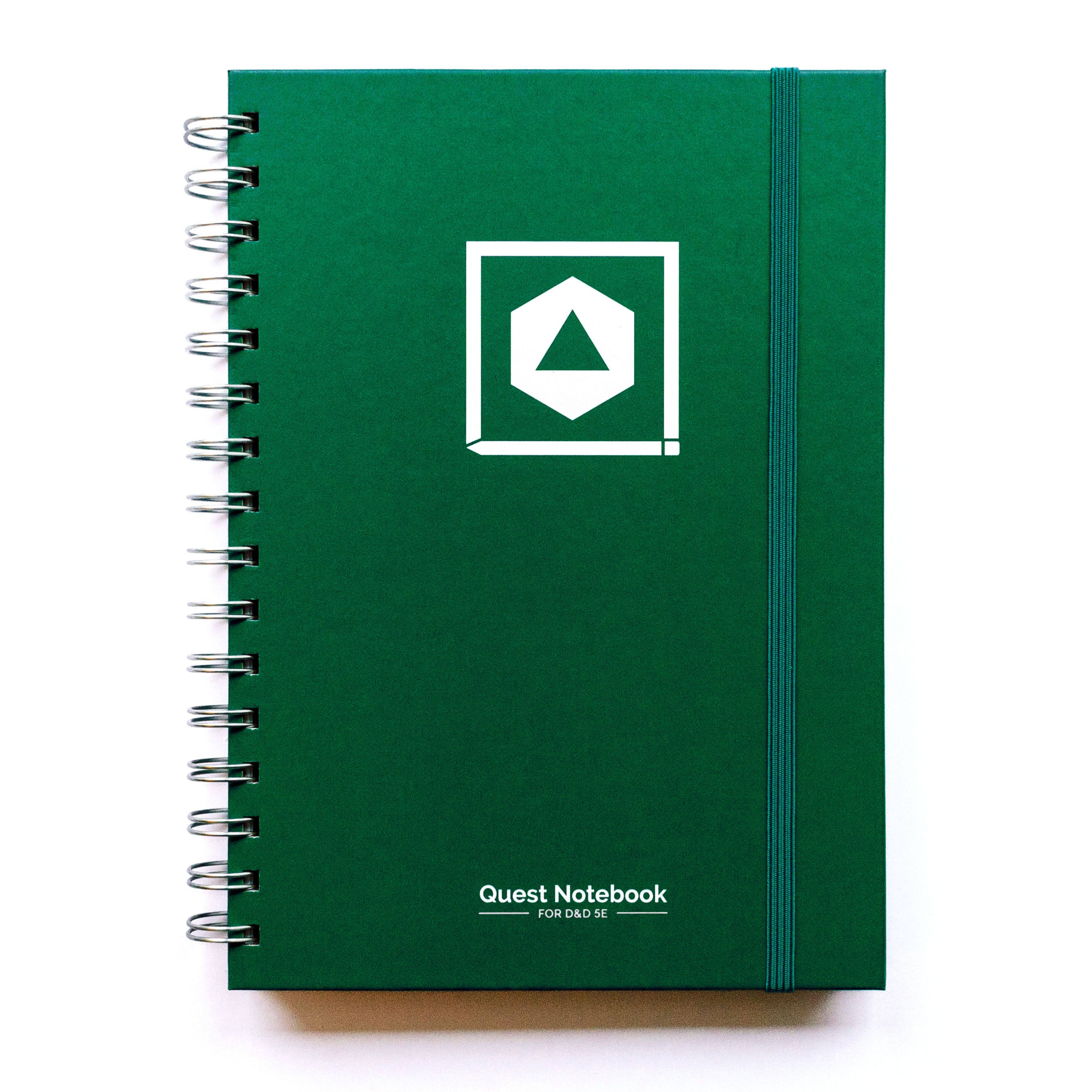 D&D Character Quest Notebook - Wild Green