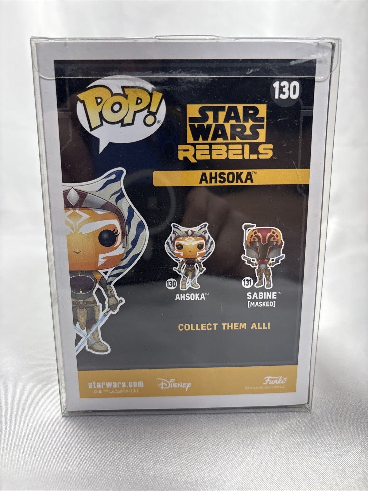 Funko Pop Star Wars Rebels Ahsoka Hot Topic Exclusive 130 JJ0240JW2