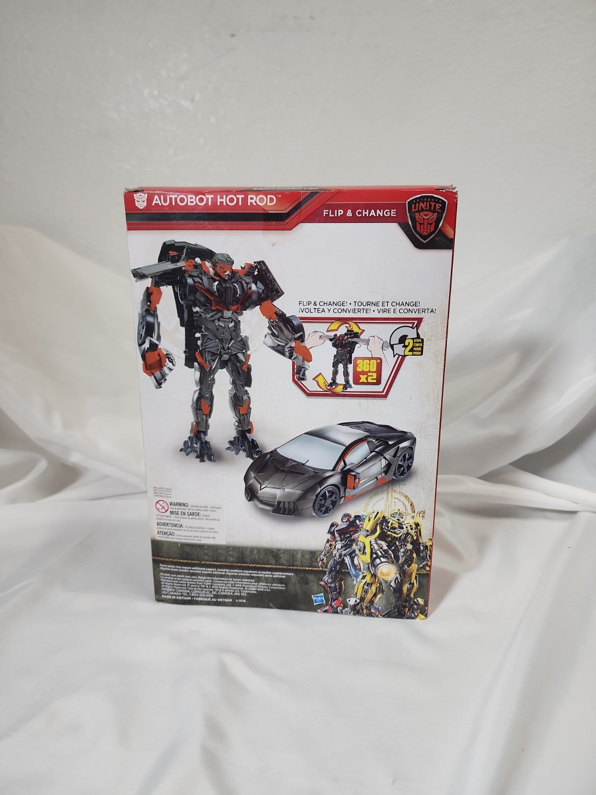 Transformers Last Knight Deluxe Hot Rod misp Unite,JJ-B-262