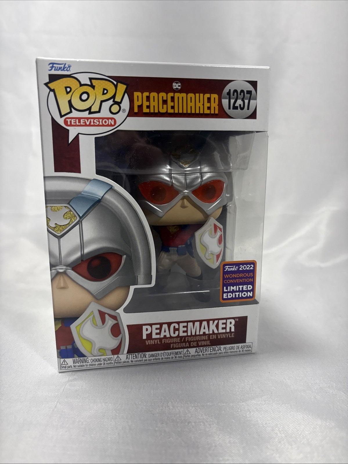 Funko Pop! DC PeaceMaker #1237 WonderCon Exclusive 2022 JJ0230JW0