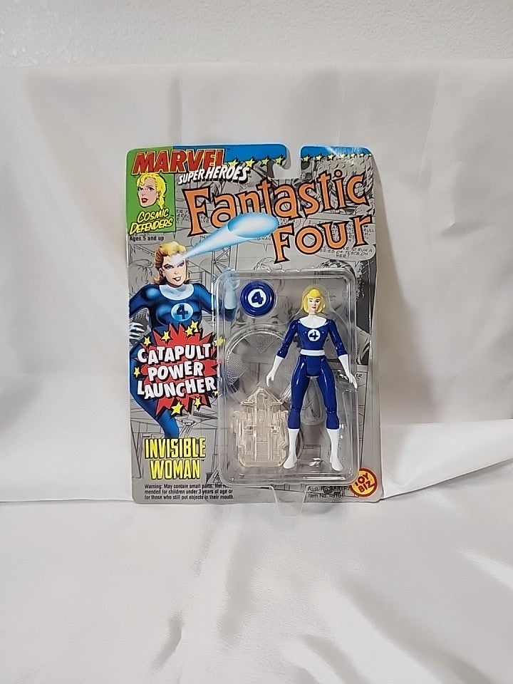 Vintage Marvel Superheroes Invisible Woman Fantastic 4 MOC Toybiz JJ-B-350