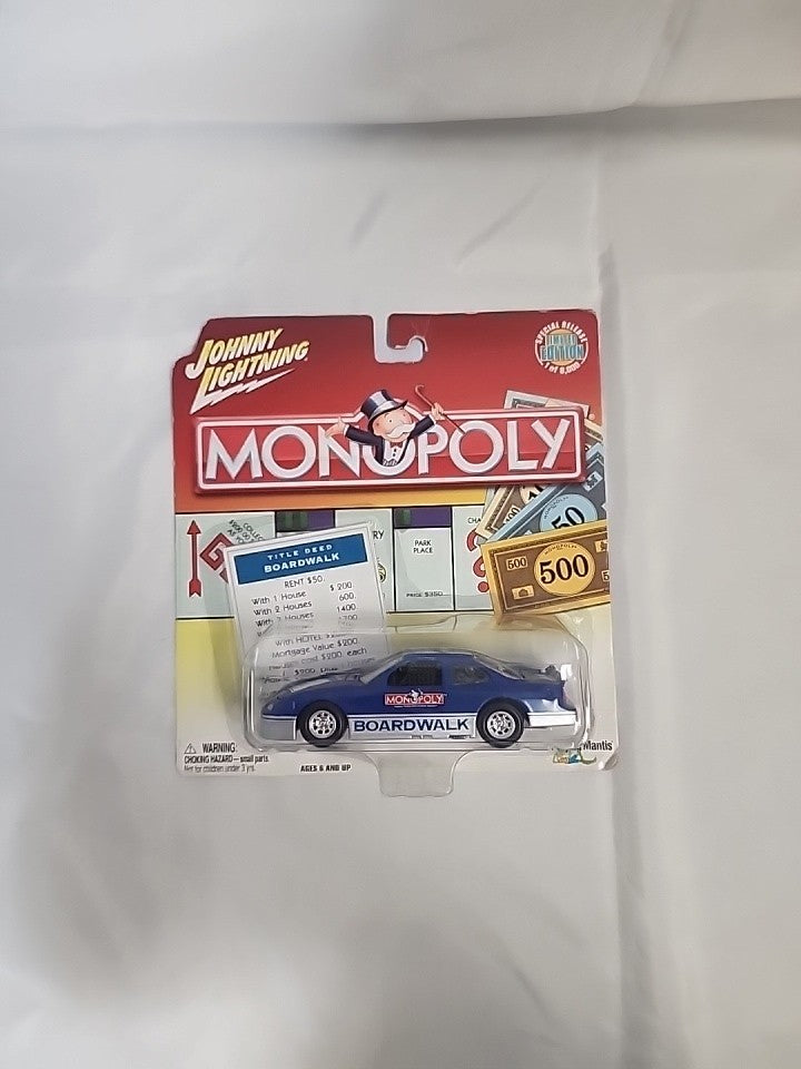 Johnny Lightning Monopoly-Boardwalk '97 Pontiac Grand Prix Stock Car-New BR-B-330