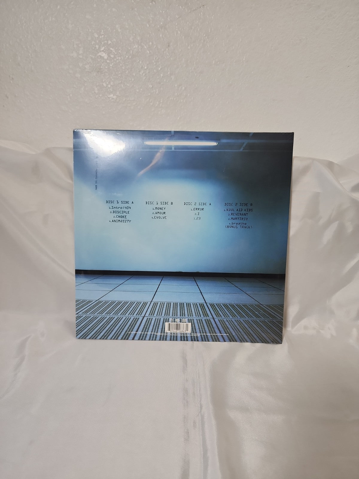 Sealed The Warning Error LP, Clear and Blue Vinyl's JJ-B-031